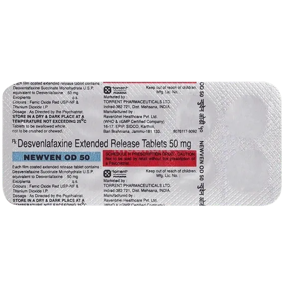 newven od 50mg tablet 10's